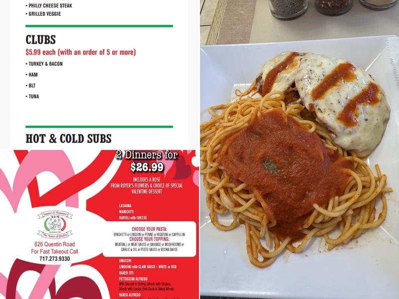 A&M Pizza Quentin Menu