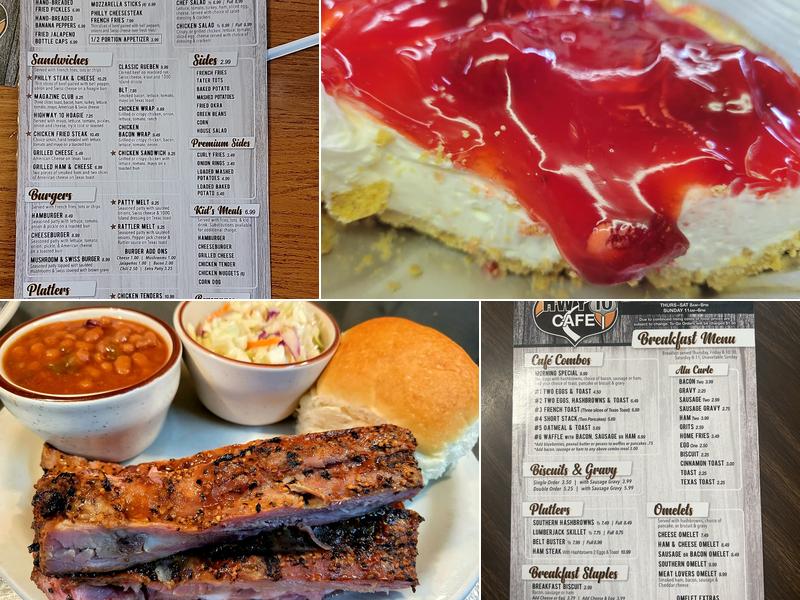 Mel's HWY 10 Cafe Menu