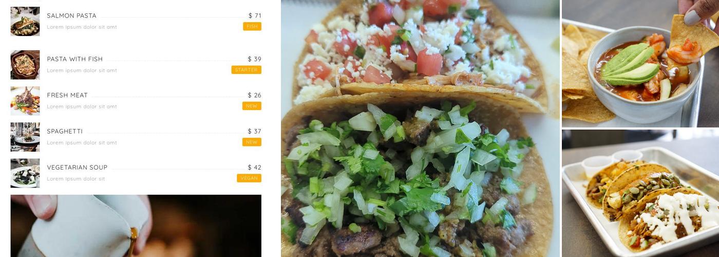 Don Rene Taqueria Menu