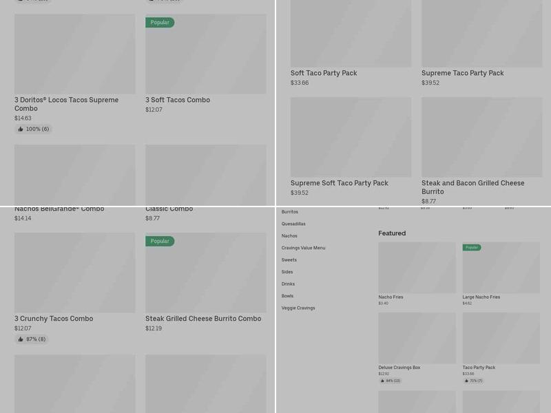 Taco Bell Menu