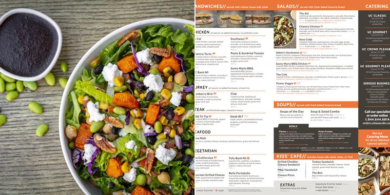 Urbane Cafe Menu