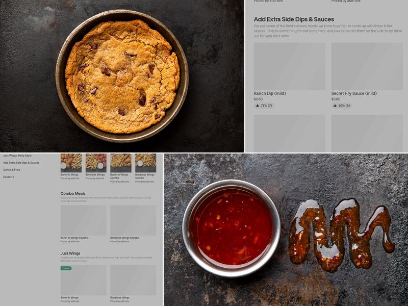 It's Just Wings Menu