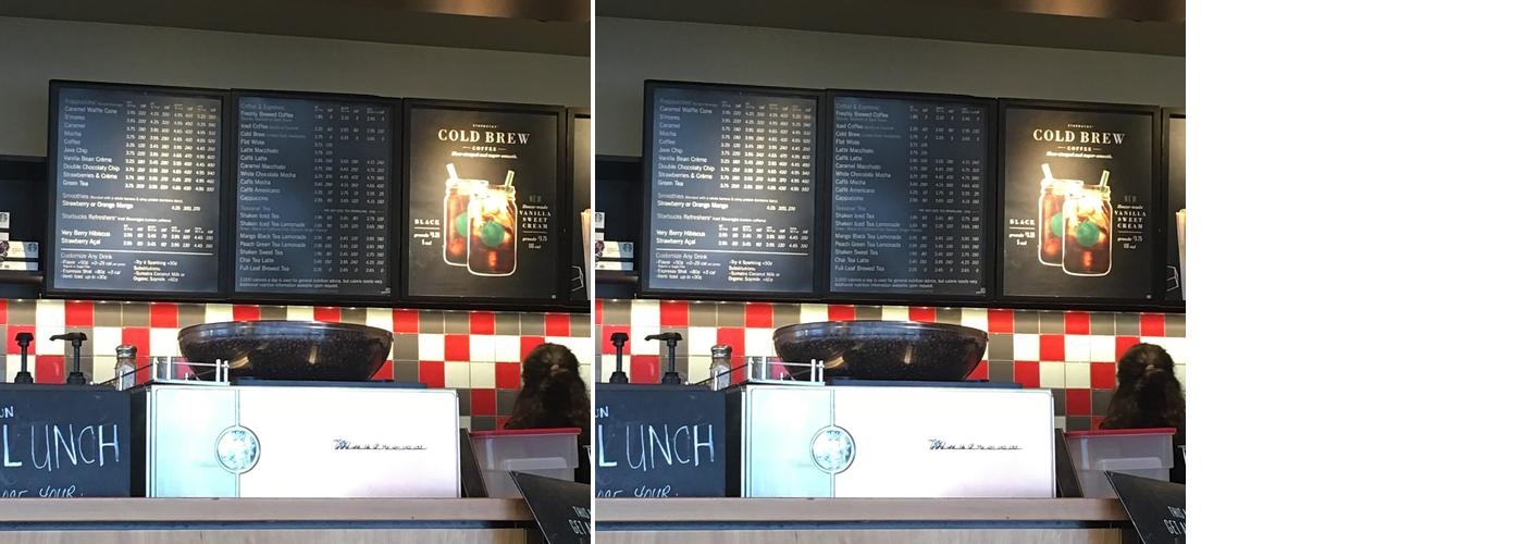 Starbucks Menu