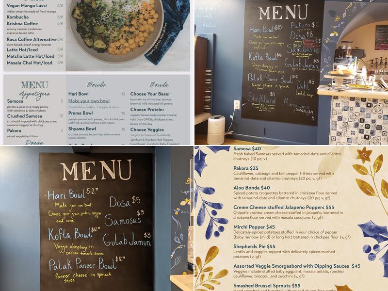 Krishna Kitchen Menu