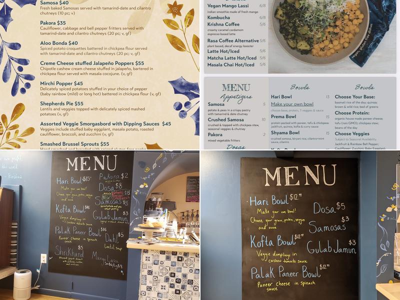 Krishna Kitchen Menu