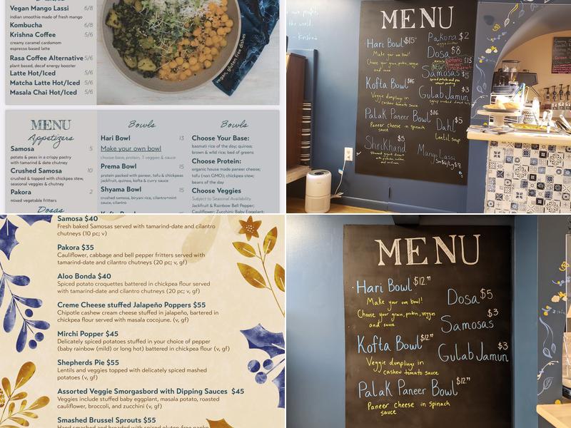 Krishna Kitchen Menu