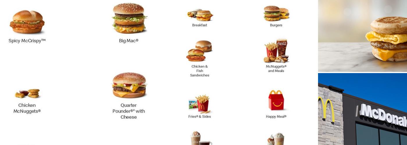 McDonald's Menu