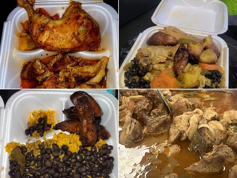 Cuban food cefeteria inside gas station