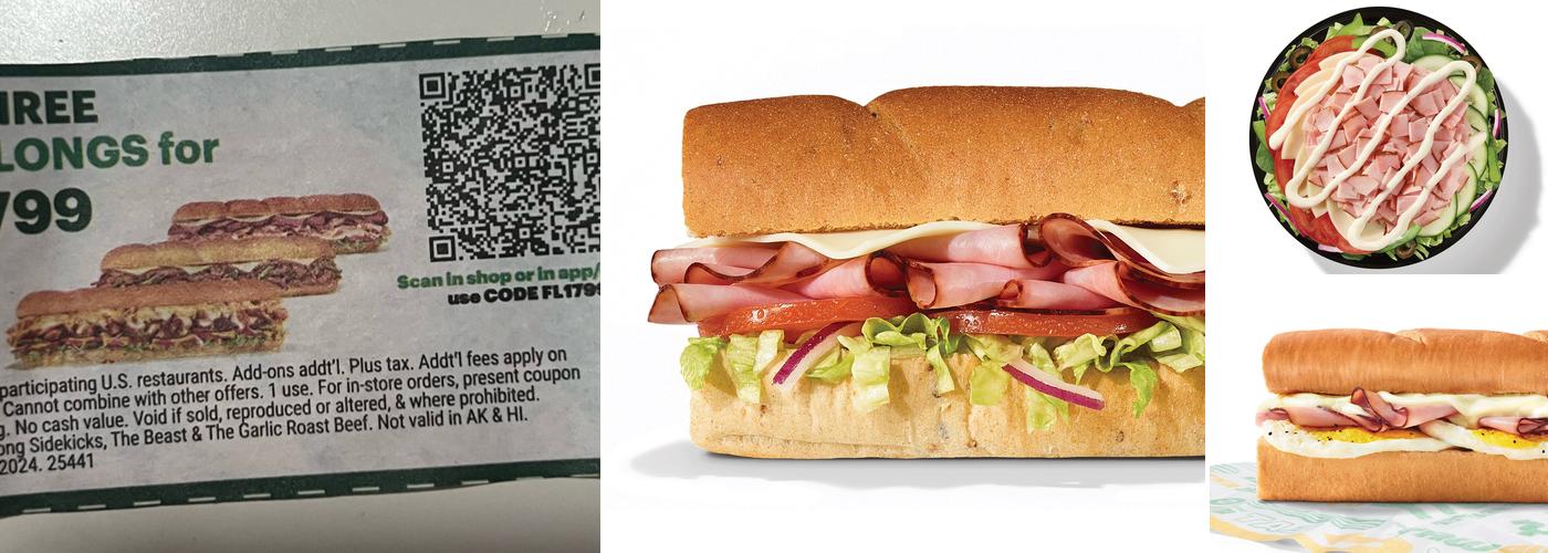 Subway Menu