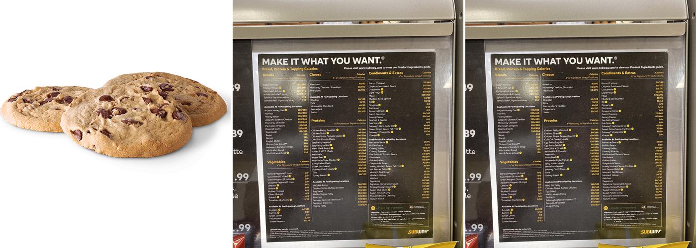 Subway Menu