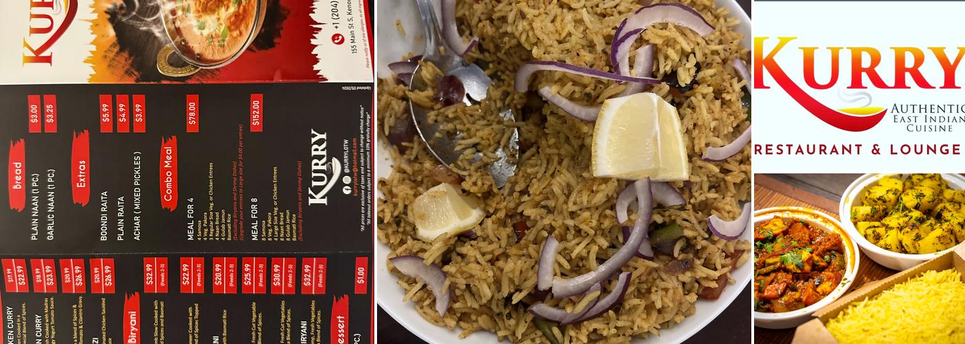 KURRY Menu