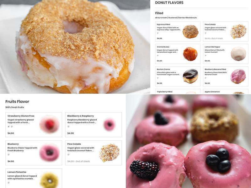Devi's Donuts and sweets Menu
