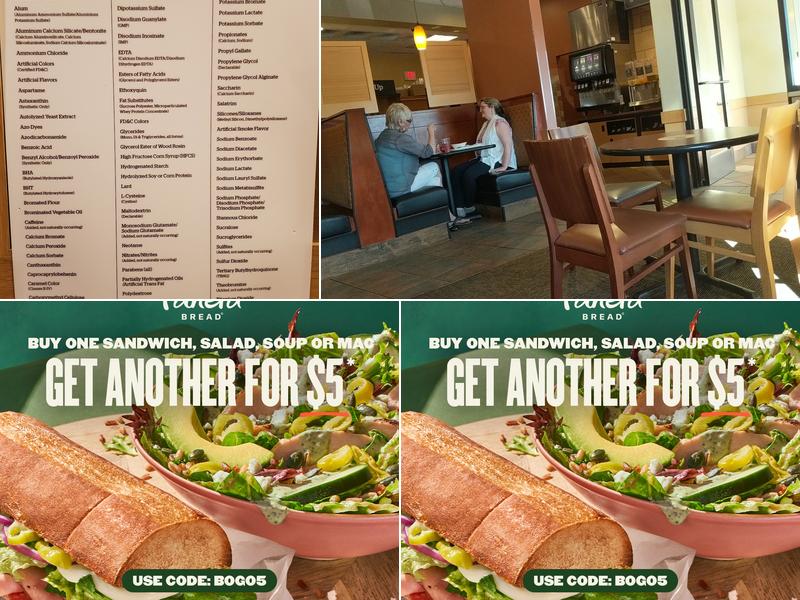 Panera Bread Menu