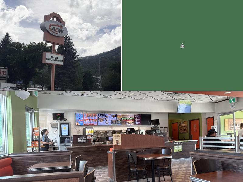 A&W Canada Menu