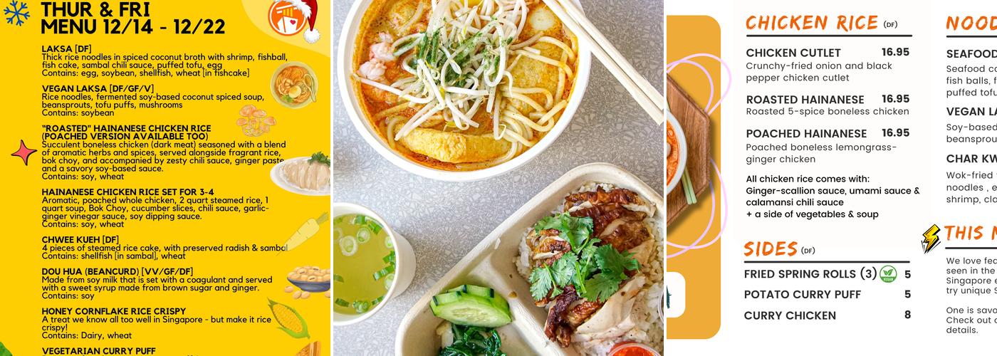 Dabao Singapore Menu