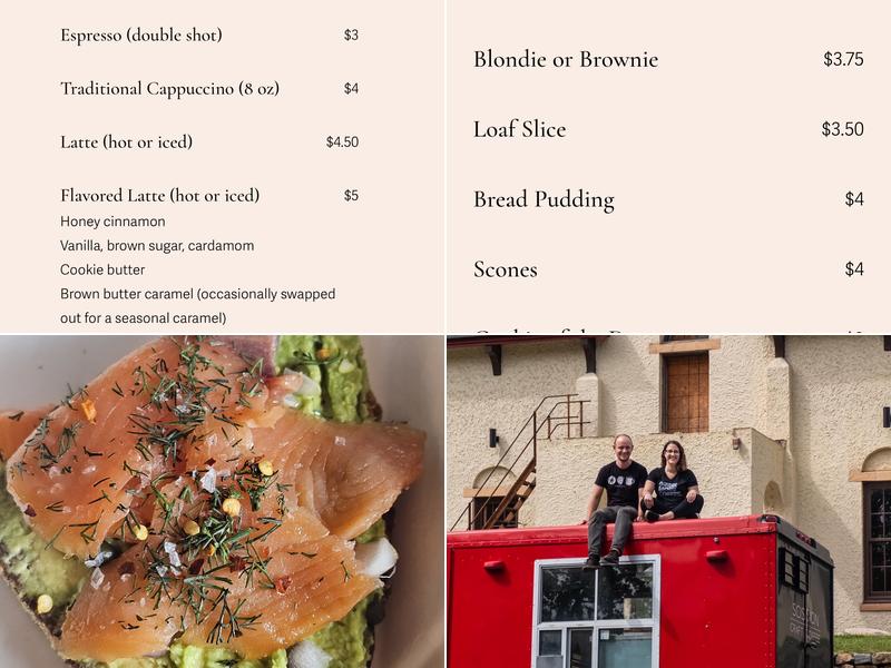 Sleeping Bird Coffee Menu