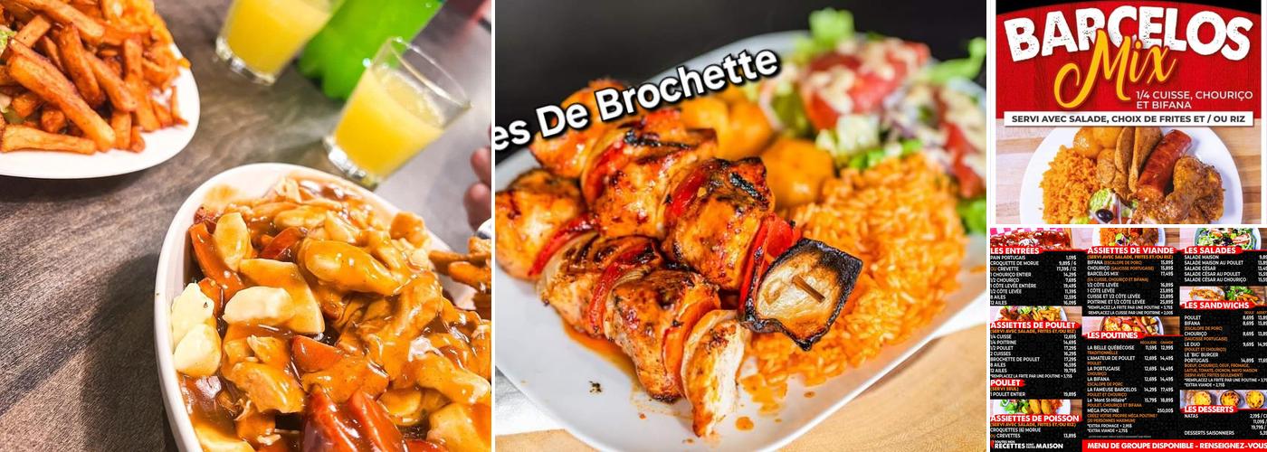 Restaurant Barcelos Chambly Menu