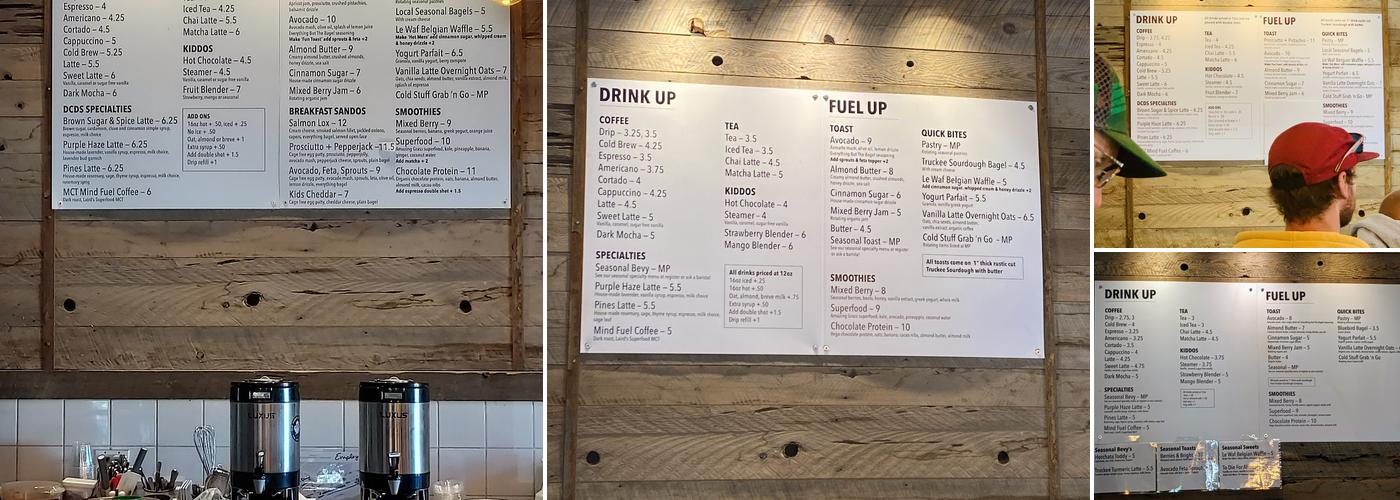 Drink Coffee Do Stuff Menu