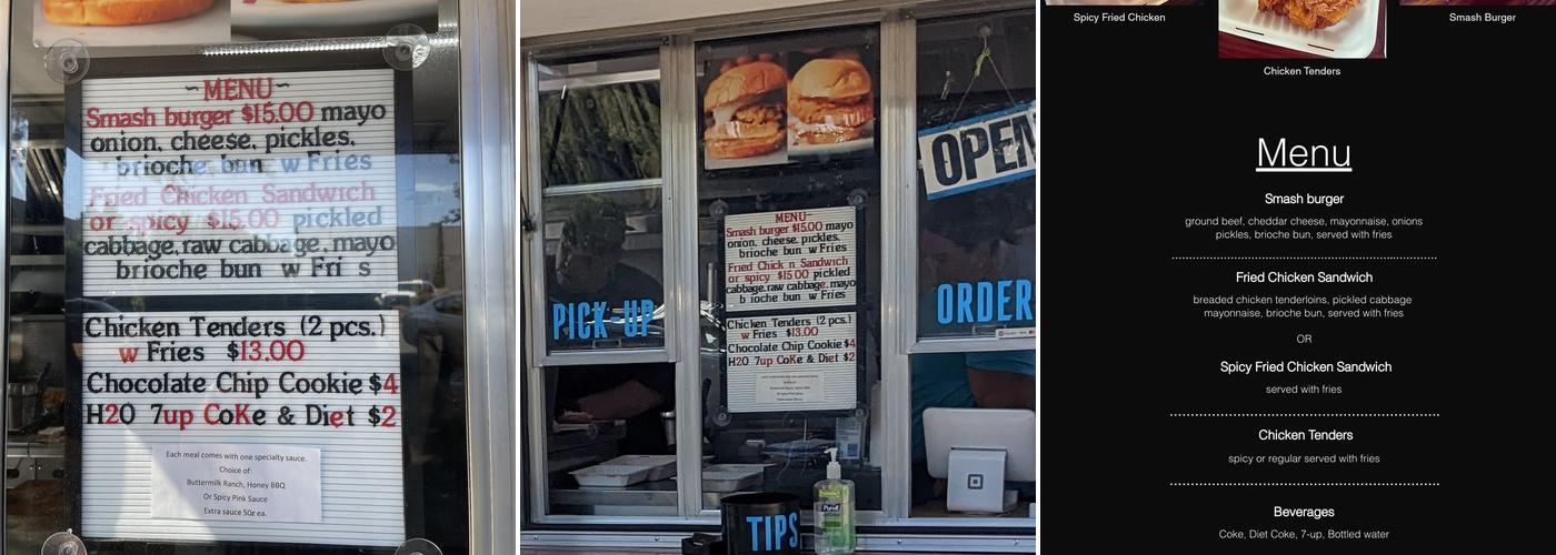 Imagination on Fire Menu