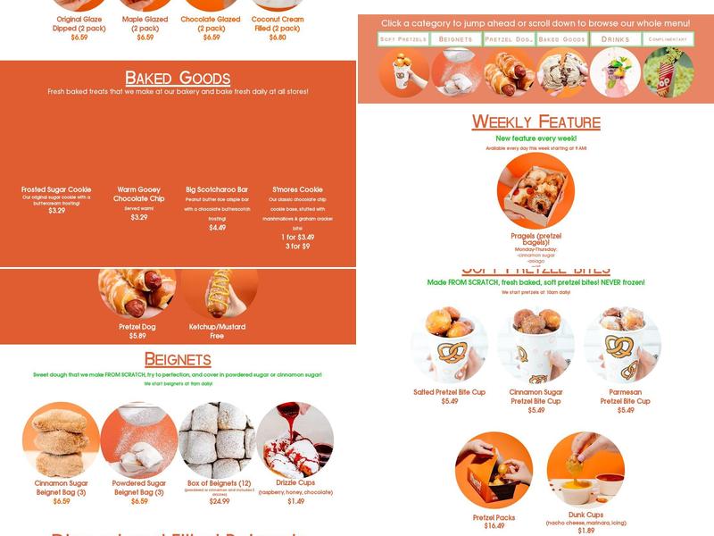 Thirst Drinks Menu