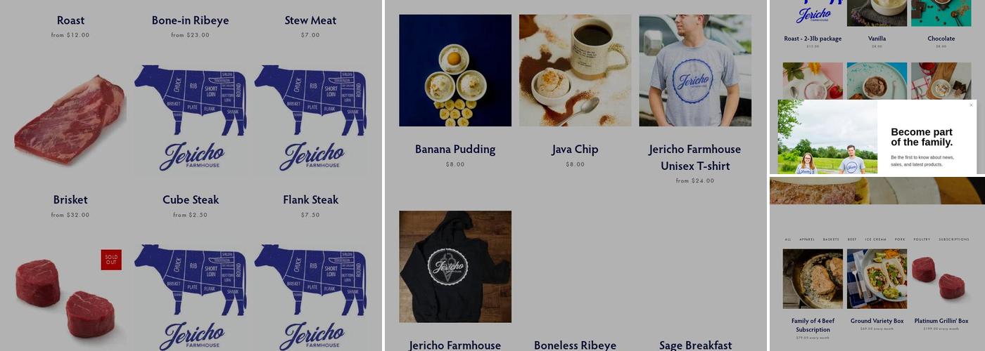 Jericho Acres Dairy Menu