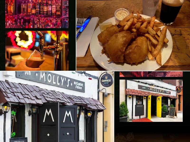 Molly's Shebeen Bar + Restaurant Menu