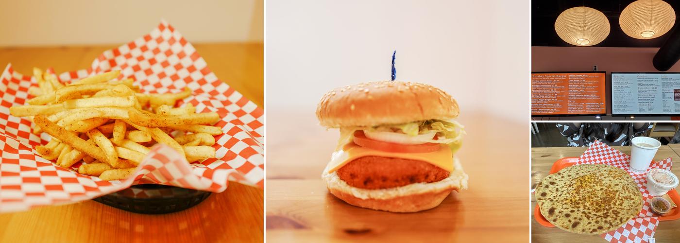 Bombay Burger Menu
