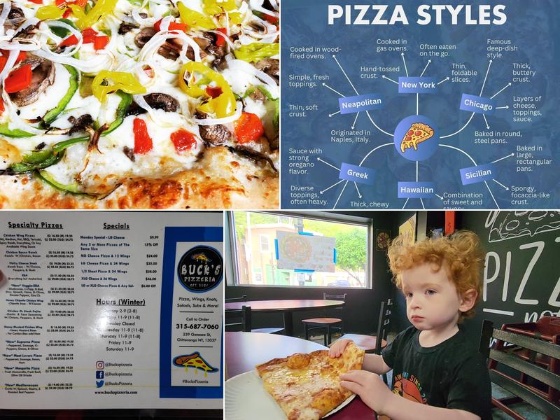 Buck's Pizzeria Menu