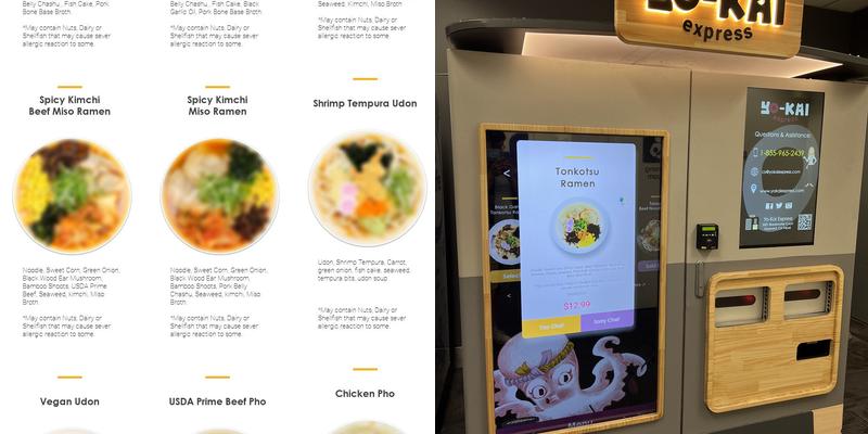 Yo Kai Express @Ontario Airport Menu