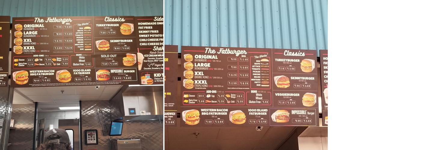 Fatburger & Buffalo's Express Menu