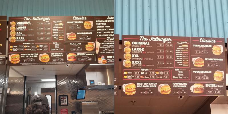 Fatburger & Buffalo's Express Menu