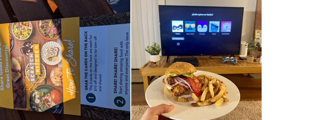 Scratch Kitchen Menu