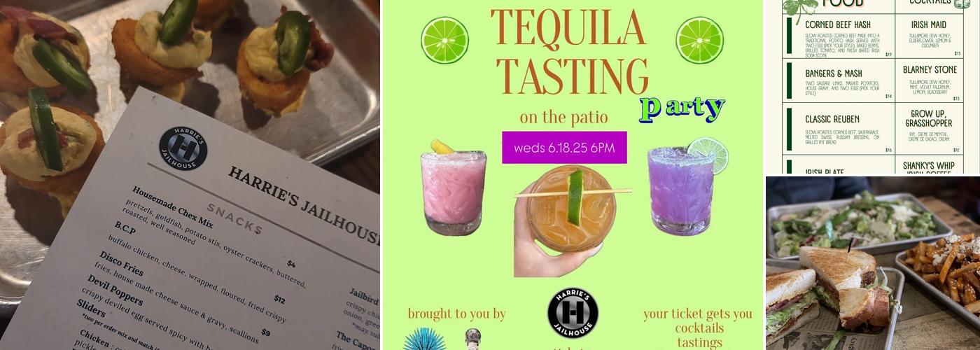 Harrie's Jailhouse Menu