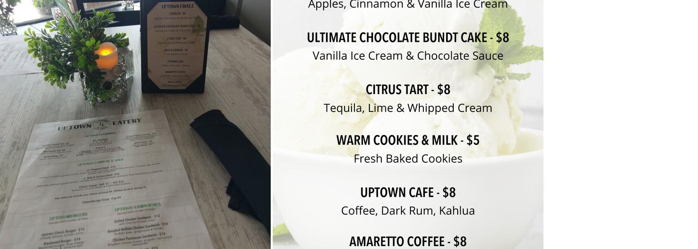 Uptown Eatery Menu