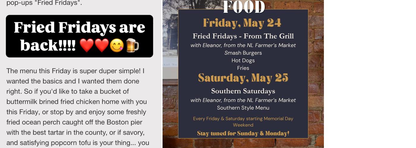 Roaring 20s Brewery & Taphouse Menu