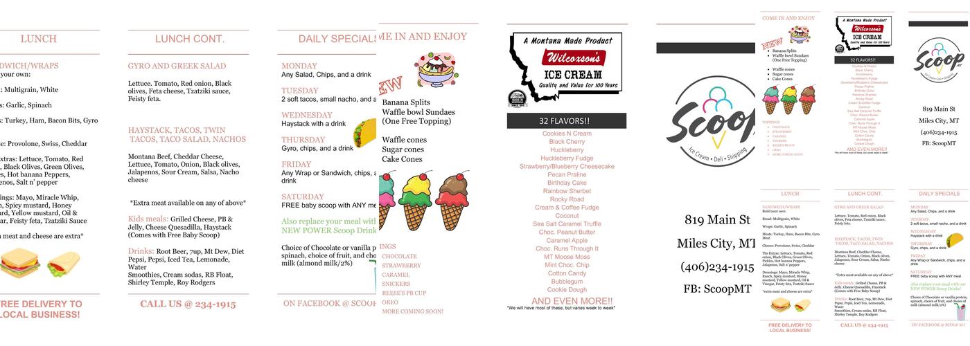Scoop MT Menu