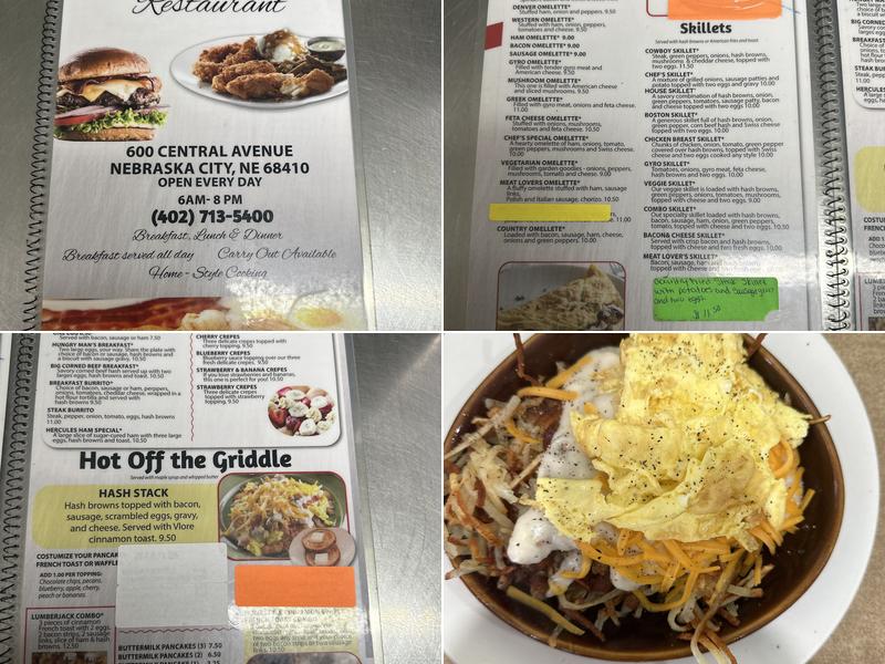 Spring Garden Cafe Menu