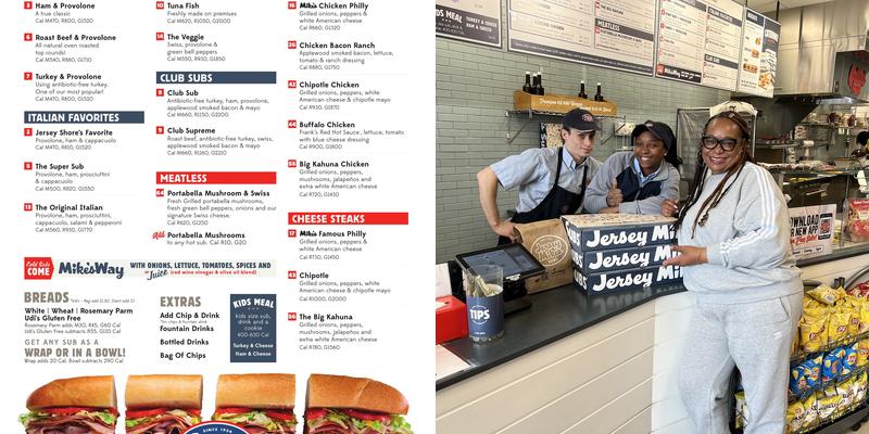 Jersey Mike's Subs Menu
