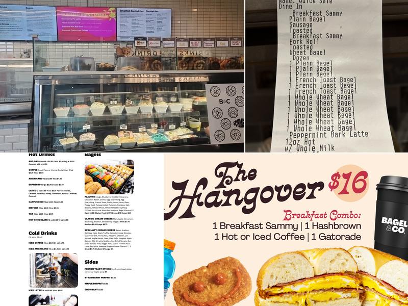 Bagels and Co. Menu