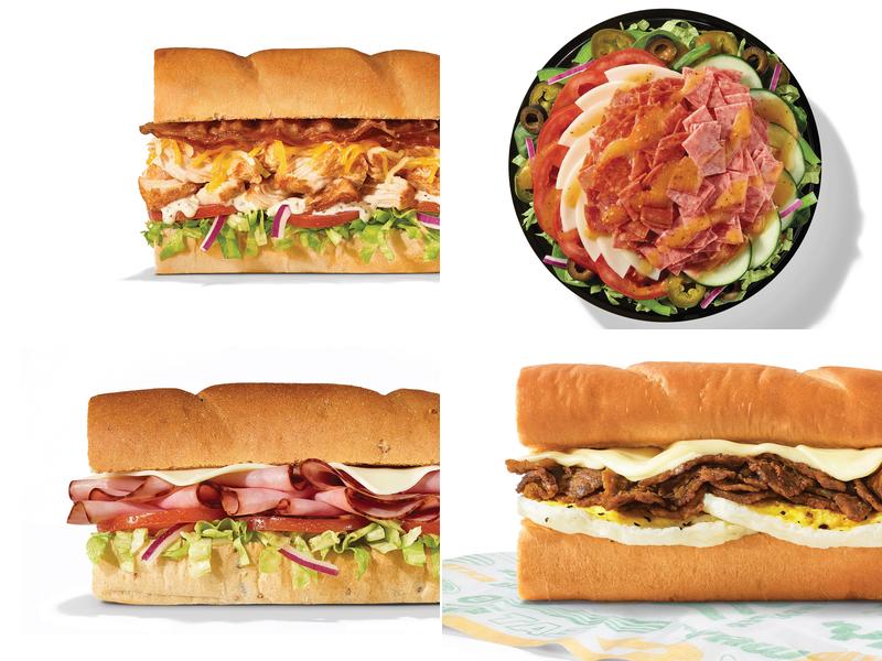 Subway Menu