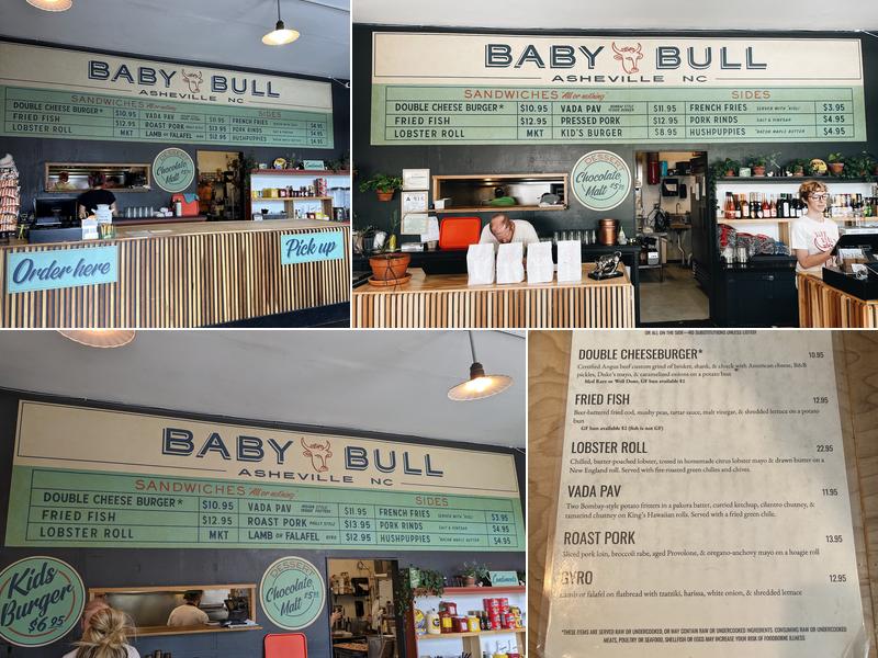 Baby Bull Menu
