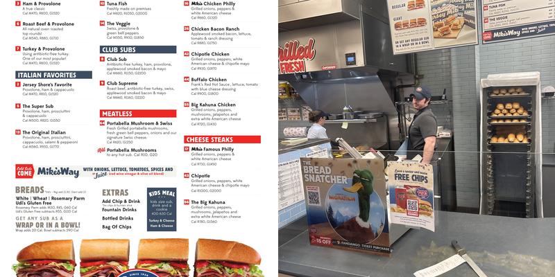 Jersey Mike's Subs Menu