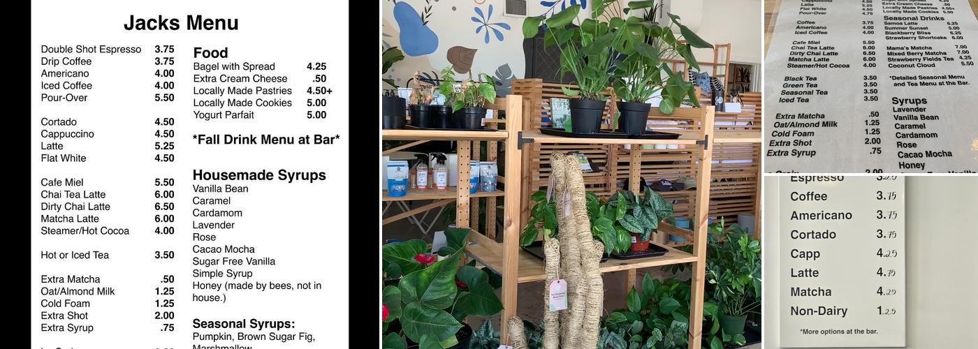 Jacks Menu