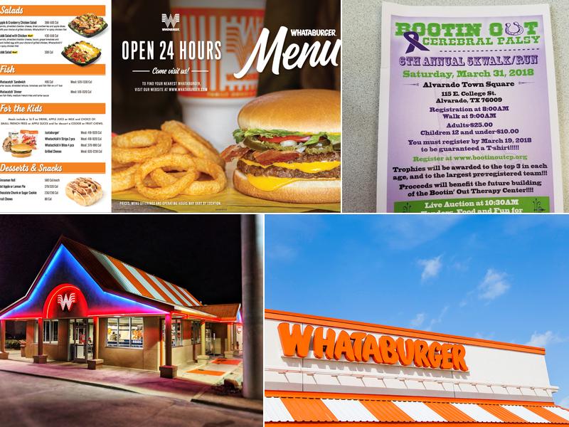 Whataburger Menu