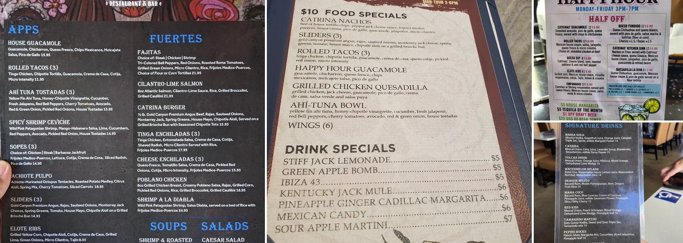 LTC Lounge Menu