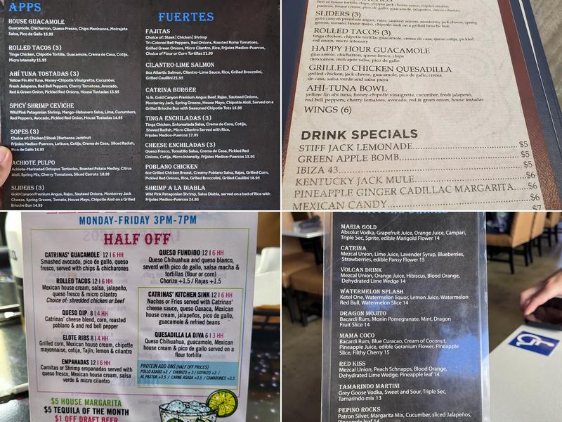 LTC Lounge Menu