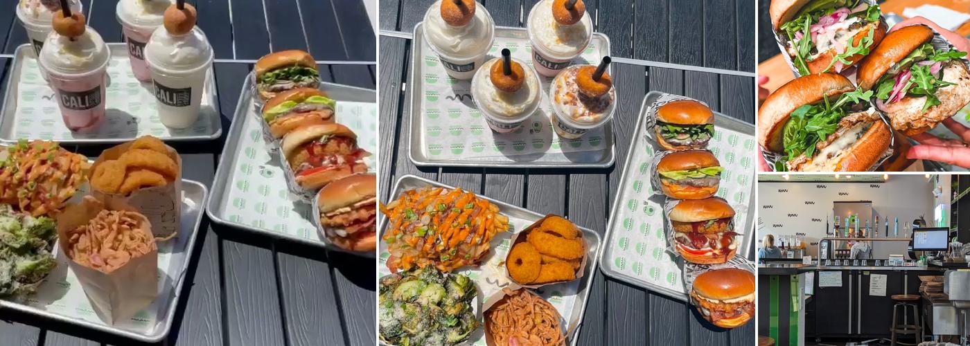 Cali Kid Burgers 'n Shakes Menu