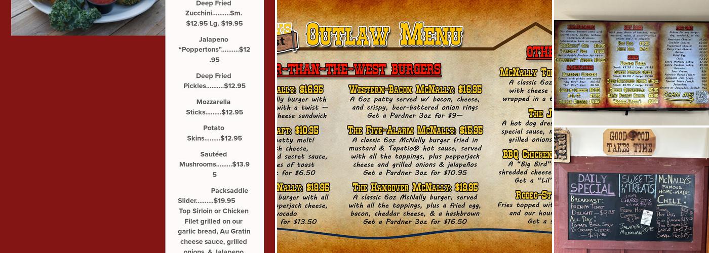 McNally's Outpost Menu