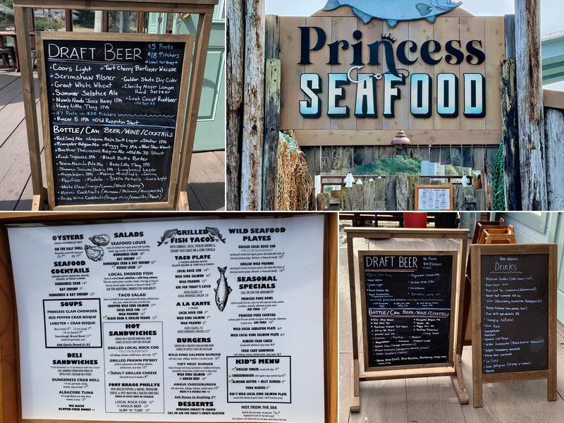 Princess Seafood Restaurant Menu