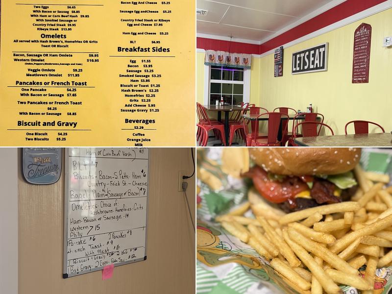 Grandpa's Barnyard Café Menu